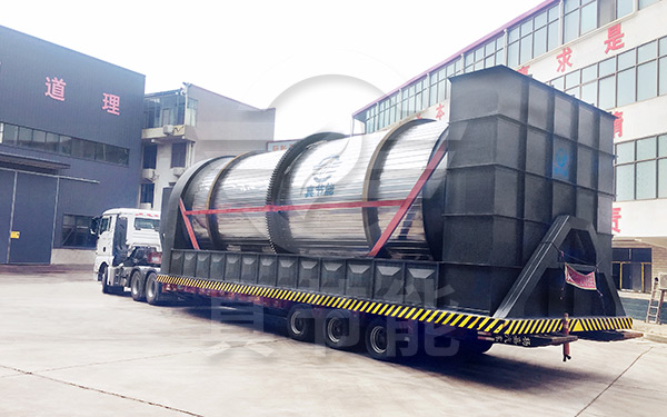 醬油渣烘干機運輸現(xiàn)場